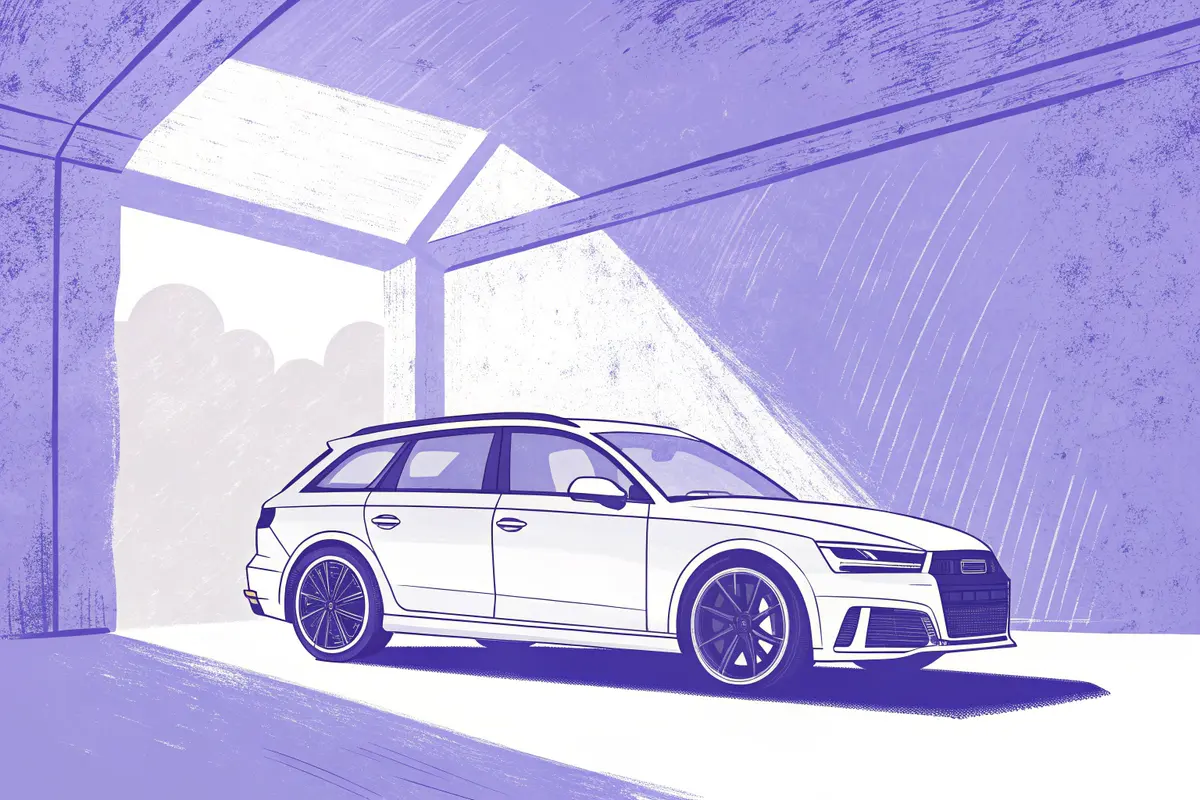 Audi RS4 gris Nardo : performances, prix et disponibilité d’une occasion hautes performances