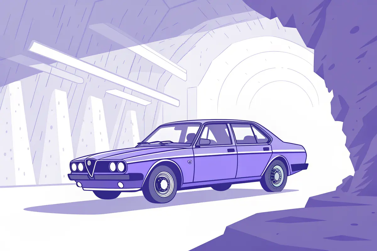 Alfa Romeo dans 6 Underground : la Giulia Quadrifoglio verte de la scène d'ouverture